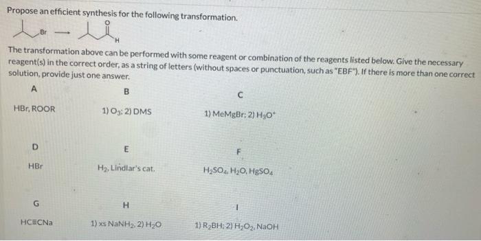 Propose An Efficient Synthesis For The Following Transformation La Lin The Transformation Above Can Be Performed With S 1
