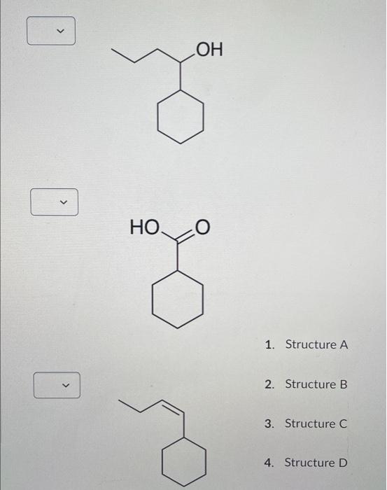 Imagine You Have A Mixture Of The Following Compounds Based On The Chemistry And Spectroscopy Clues Given Below Assign 2