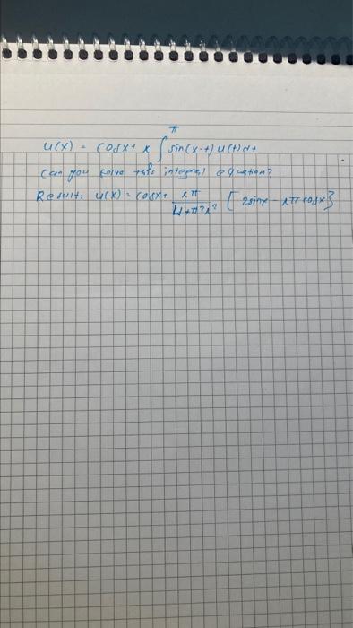 U X Cosx X Sin X 4 Ucha Can You Corvetele Integral E Questions Resuiti Uck Cosx It Ye17 1