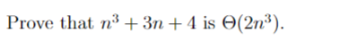 Prove That N3 3n 4 Is E 2n 1