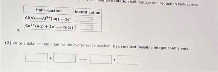 The Following Skeletal Oxidation Reduction Reaction Occurs Under Acidic Conditions Write The Balanced Oxidation Half Re 4