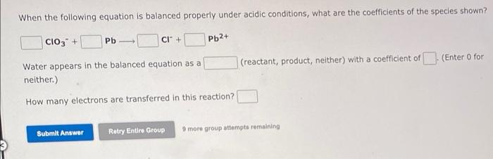 1 Identify Each Of The Following Half Reactions As Either An Oxidation Half Reaction Or A Reduction Half Reaction Hal 3