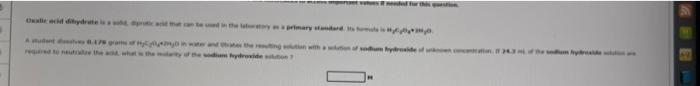 Antes 6 179 Grams Of Of Water And That The Resulting Solution With A Ton Neutrale The Add What Is The Day Of The Sodium 1