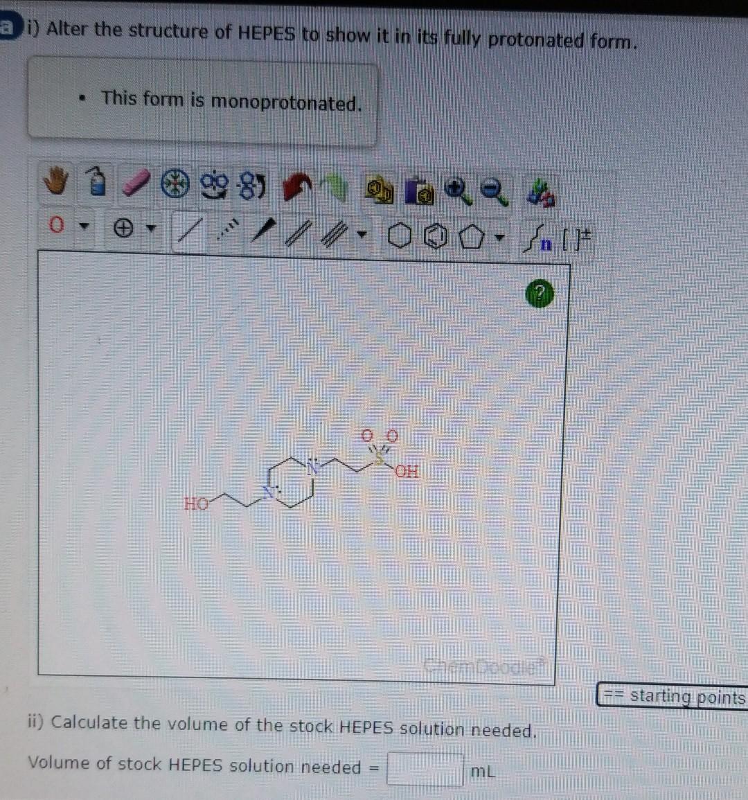 Tion Has Multiple Parts Work All The Parts To Get The Most Points On Of 0 350 M Hepes In Its Fully Protonated Form An 2