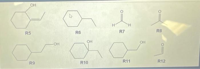 Question 8 Choose The Product From Reagents List If You Treat Compound A With Hg Oac 2 In Aqueous Thf Followed By Adding 2