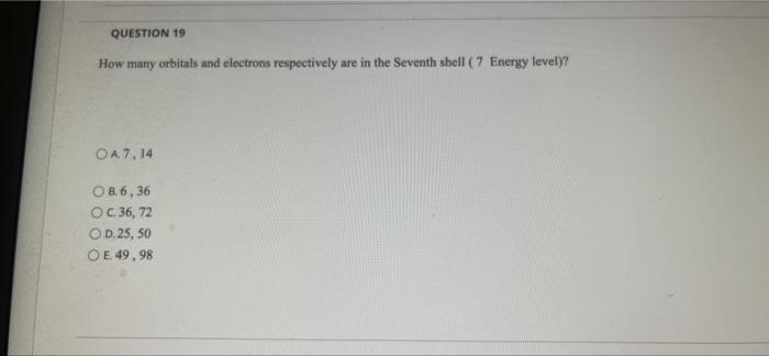 Question 21 Baed On The Following Listed Wavenlengths The Wavelength That Has The Lowest Frequency And The Wavelength T 2
