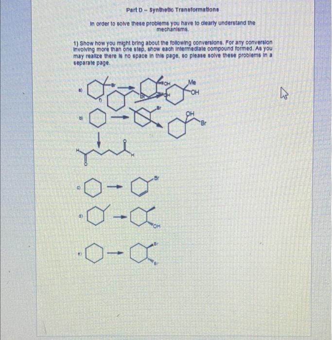 1 A Provide A Complete And Detailed Reaction Mechanism For The Following Reaction Include At Least Two Possible Termi 8