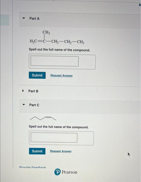 Chapter 11 Introduction To Organic Chemistry Hydrocarbons Item 46 Give The Iupac Name For Each Of The Following Com M 2