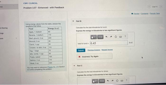 Using Energy Values From The Table Answer The Questions That Follow Food Apple 1 Medium Banana 1 Medium Beef Ground 2