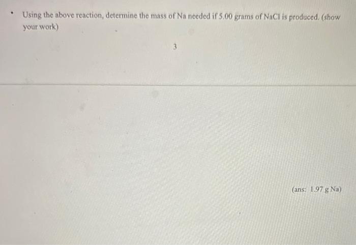 Try These Given The Following Equation Ch4 2 0 Co 2 H O Determine The Mass Of Ch4 Needed If 4 3 Moles Of H O A 2