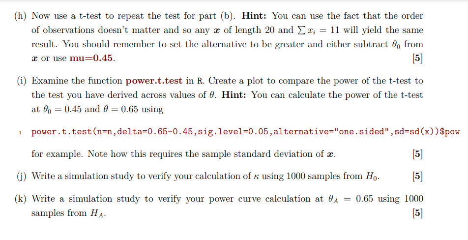 Exercise 1 Consider A Bernoulli Statistical Model Where The Probability Of A Success Is The Parameter Of Interest And 2