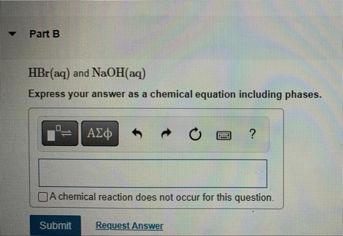 Enter A Balanced Molecular Equation For The Neutralization Of Each Of The Following In A Molecular Equation Each Ionic 3