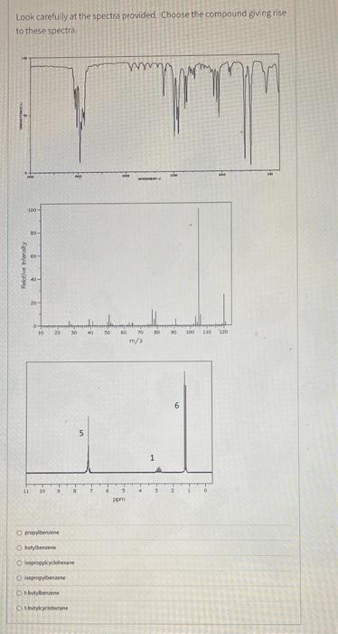 Question 5 Look Carefully At The Mass Spectrum Provided Is The Compound Giving Rise To This Mass Spectrum Bromobenzene 3