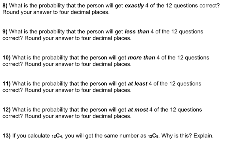On A Multiple Choice Test Each Question Has 5 Possible Answers A B C D Or E A Person Taking The Test Does Not Kno 2
