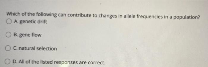 For A Gene In Hardy Weinberg Equilibrium With Only Two Alleles A And A The Frequency Of Allele A Is 0 8 What Is The F 2