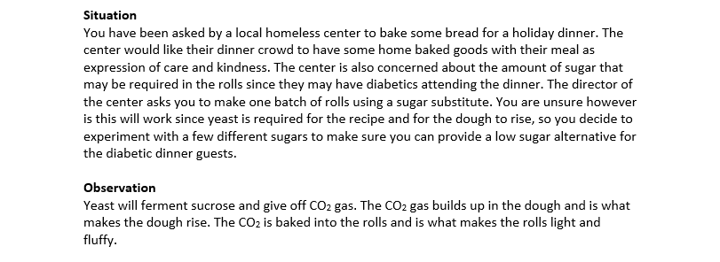 Situation You Have Been Asked By A Local Homeless Center To Bake Some Bread For A Holiday Dinner The Center Would Like 1