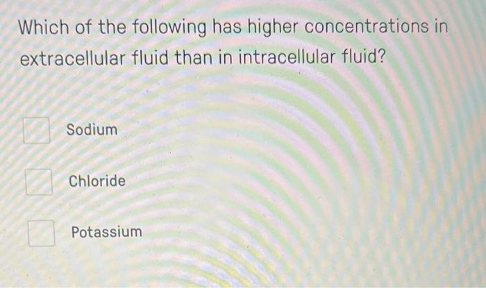 Elevated Or Depleted Levels Of Which Electrolyte Can Lead To Sudden Cardiac Death Potassium Sodium Chloride Which Of T 2