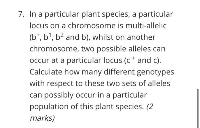 1 In Chickens The Shape Of The Comb Is Determined By The Interaction Of Alleles At Two Loci A A And B B There Ar 6