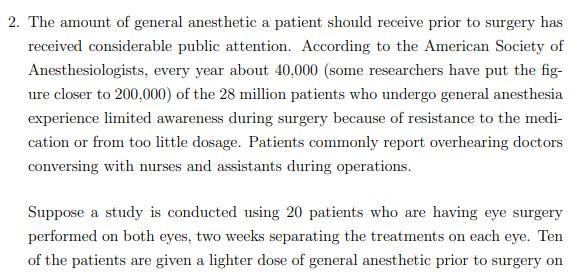 2 The Amount Of General Anesthetic A Patient Should Receive Prior To Surgery Has Received Considerable Public Attention 1