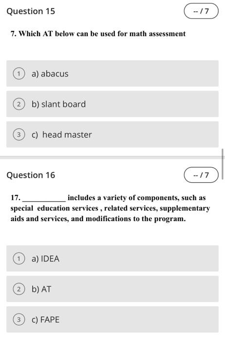 Question 13 27 Placement In The Lre Are Provided To Enhance Or Allow The Students A Supplementary Aids And Services 2 2