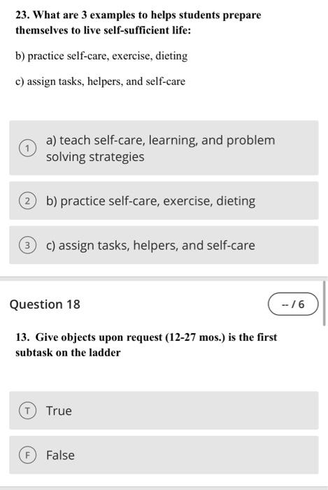 Question 13 27 Placement In The Lre Are Provided To Enhance Or Allow The Students A Supplementary Aids And Services 2 3
