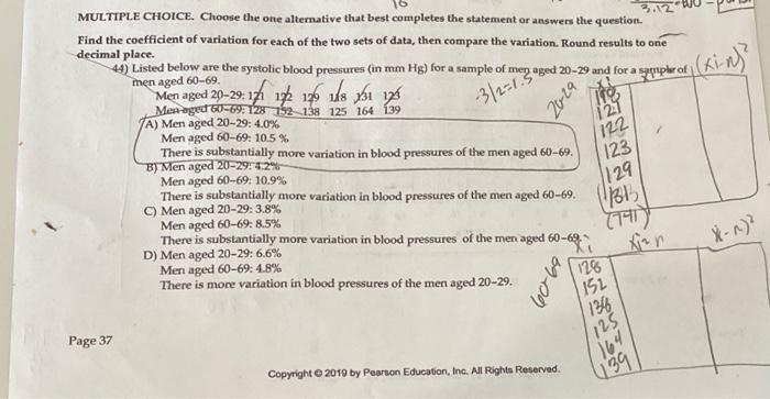 G Kind Do You Up 3 2 113 26 29 Ito 121 122 Multiple Choice Choose The One Alternative That Best Completes The Stateme 1