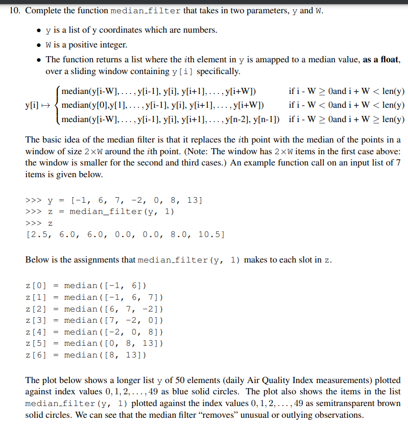 Using Python To Solve The Question 1