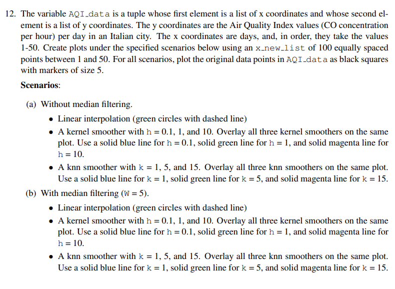 Using Python To Solve The Question 1