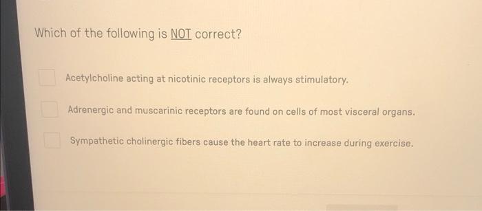 Which One Is Not Correct Please Help Explain Why 1