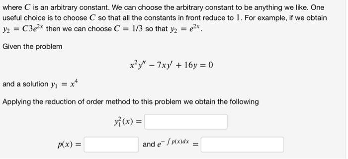 Given A Second Order Linear Homogeneous Differential Equation A X Y A X Y A X Y 0 We Know That A Fundamental S 2