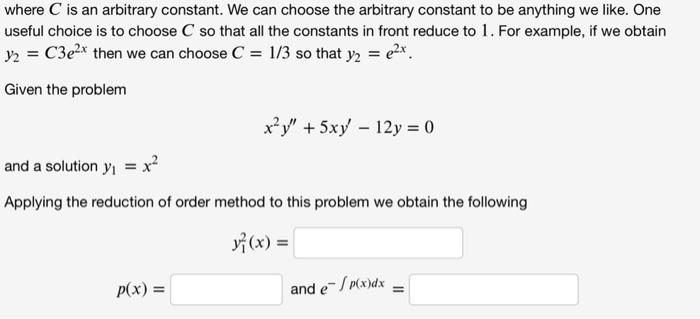 Given A Second Order Linear Homogeneous Differential Equation A X Y A X Y Ao X Y 0 We Know That A Fundamental 2