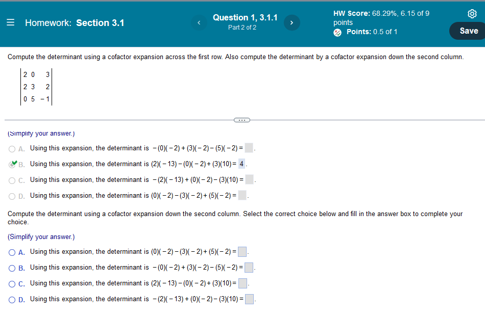 Linear Algebra 3 1 1 2 1