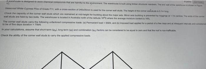Warehouse Is Designed To Store Chemical Compounds That Are Harmful To The Environment The Warehouse Is Built Using Timb 1
