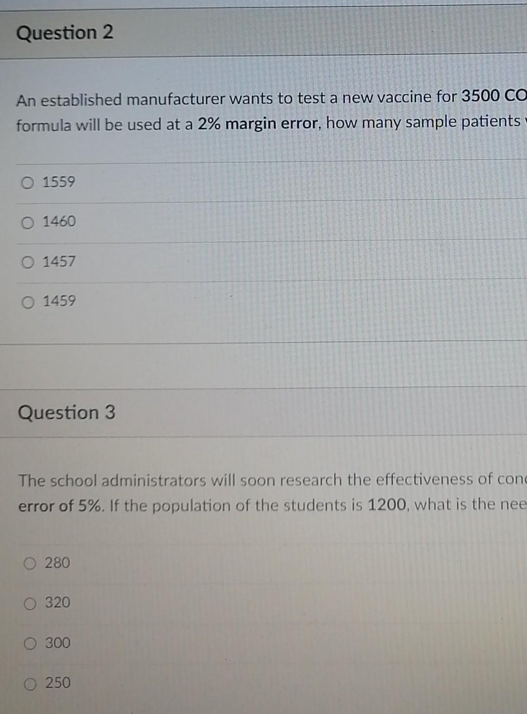 Determine The Sample Size Fo The Given Population Always Round Up To The Nearest Whole Number Ex 25 13 26 25 52 2 2