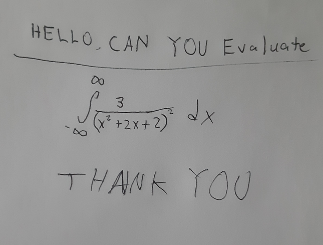Hello Can You Evaluate St X Dx 3 2x 2 Thank You 1