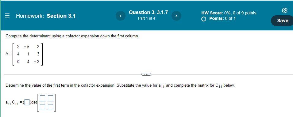 Linear Algebra Af 3 1 1 3 1 2 Parts 2 3 Parts 3