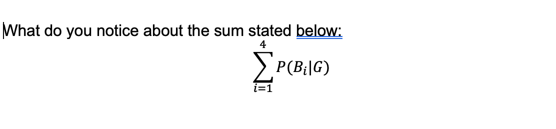 What Do You Notice About The Sum Stated Below Summation This Question Is Based On Statistics And How Can I Explain 1
