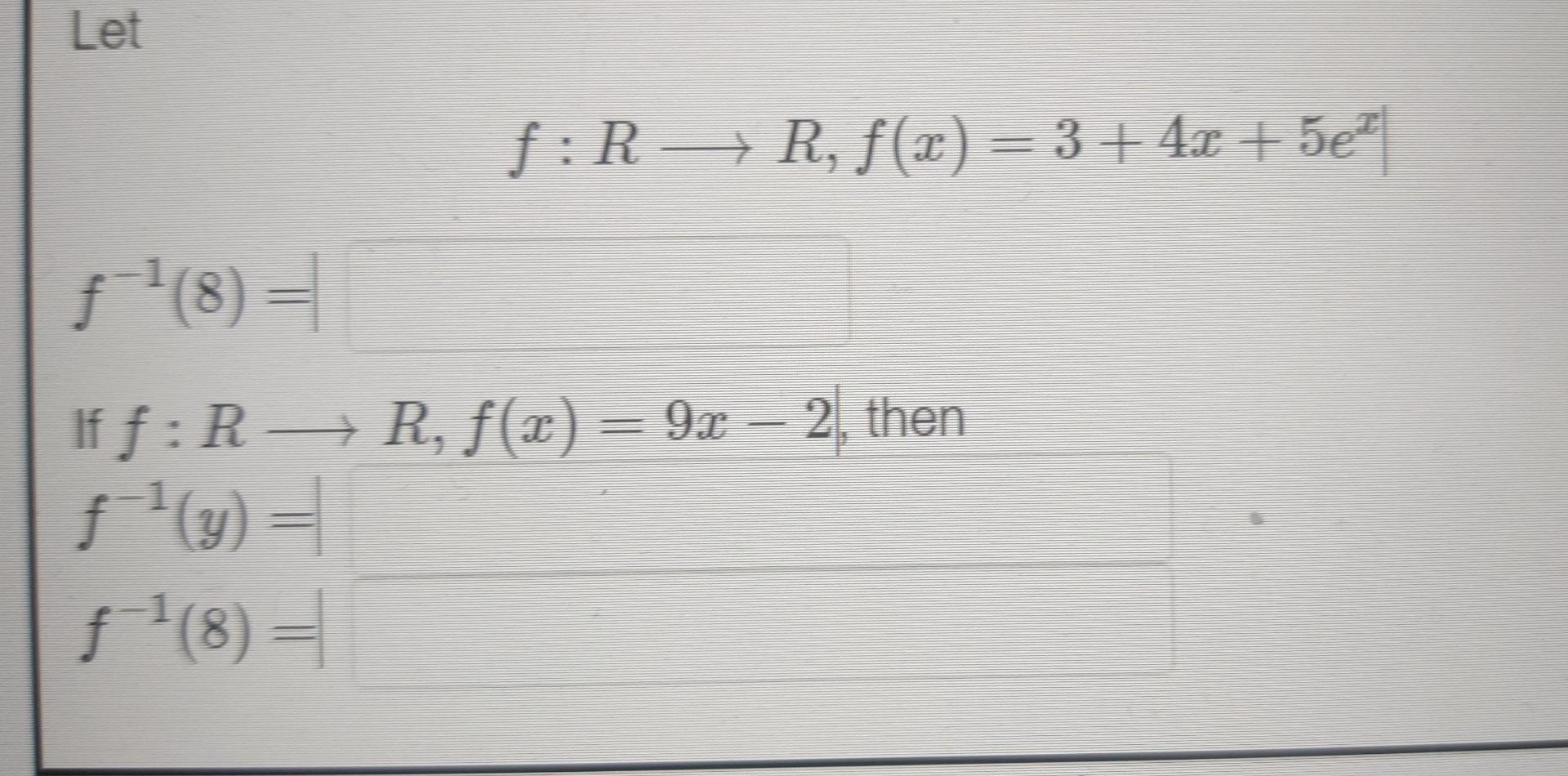 1 Pt Let F X Let Let Let F Rr F X 2x F 0 R F X 12 X F Is Bijective From C To D F 5 Let 2
