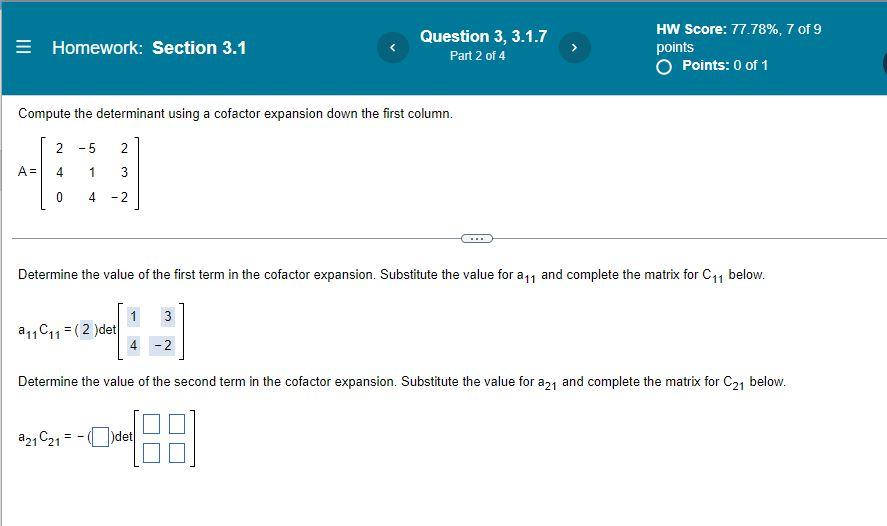 Linear Algebra Af 3 1 1 3 2
