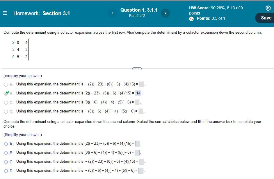 Linear Algebra 3 1 1 3 1 3b 1