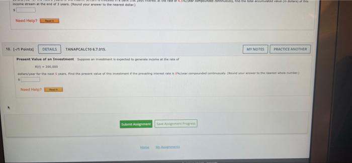 Nega Upr 4 0 2 Points Details Previous Answers Tanapcalc10 6 7 006 Consumers Surplus The Demand Function For A Cert 6