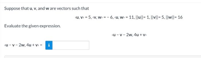 Let U 1 2 V 0 2 And A Note Give Exact Answers A Find U Relative To The Inner Product On R2 Generat 2