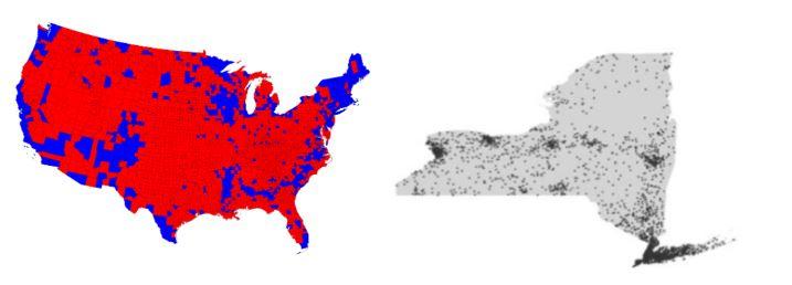 The Below Two Maps Are Wrong In The First Map There Are Blend Of Red And Blue Color Combination And The States Electi 1