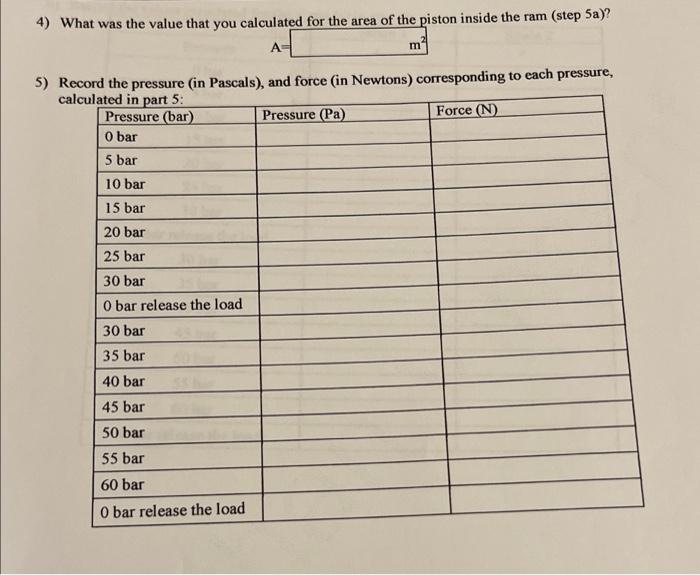 Laboratory Report Template Experiment 1 Measuring The Strain Of A Bar Under Bending 1 In Step 2 G What Values Did Yo 3