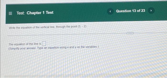 Test Chapter 1 Test Write The Equation Of The Function If Its Rate Of Change Is 13 And Its Initial Value Is 14 Questi 24