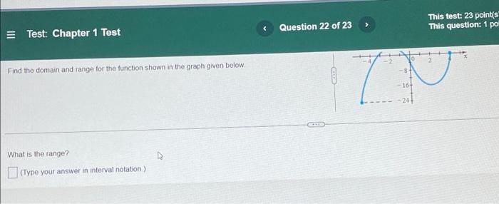 Test Chapter 1 Test Write The Equation Of The Function If Its Rate Of Change Is 13 And Its Initial Value Is 14 Questi 38