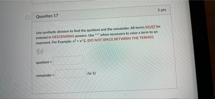 Question 15 Find The Vertical Horizontal Or Oblique Asymptote If It Exists If There Is More Than One Asymptote Separ 5