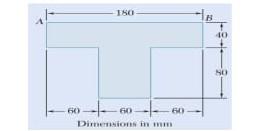 A Determine The Moments Of Inertia Xand Y Of The Area Shown With Respect To Centroidal Axes Respectively Parallel And P 2