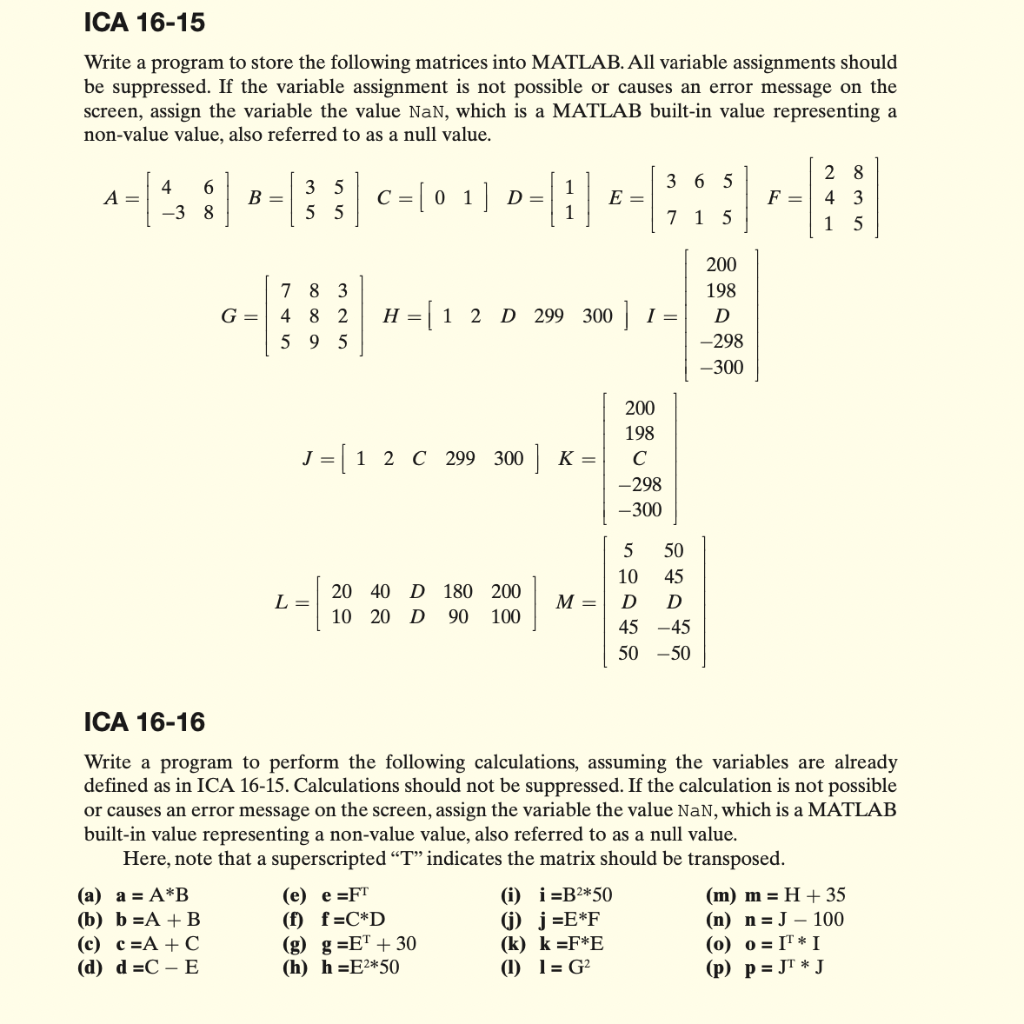 Need Help With A Matlab Script For Both The Questions Its Very Very Urgent Please Help 1