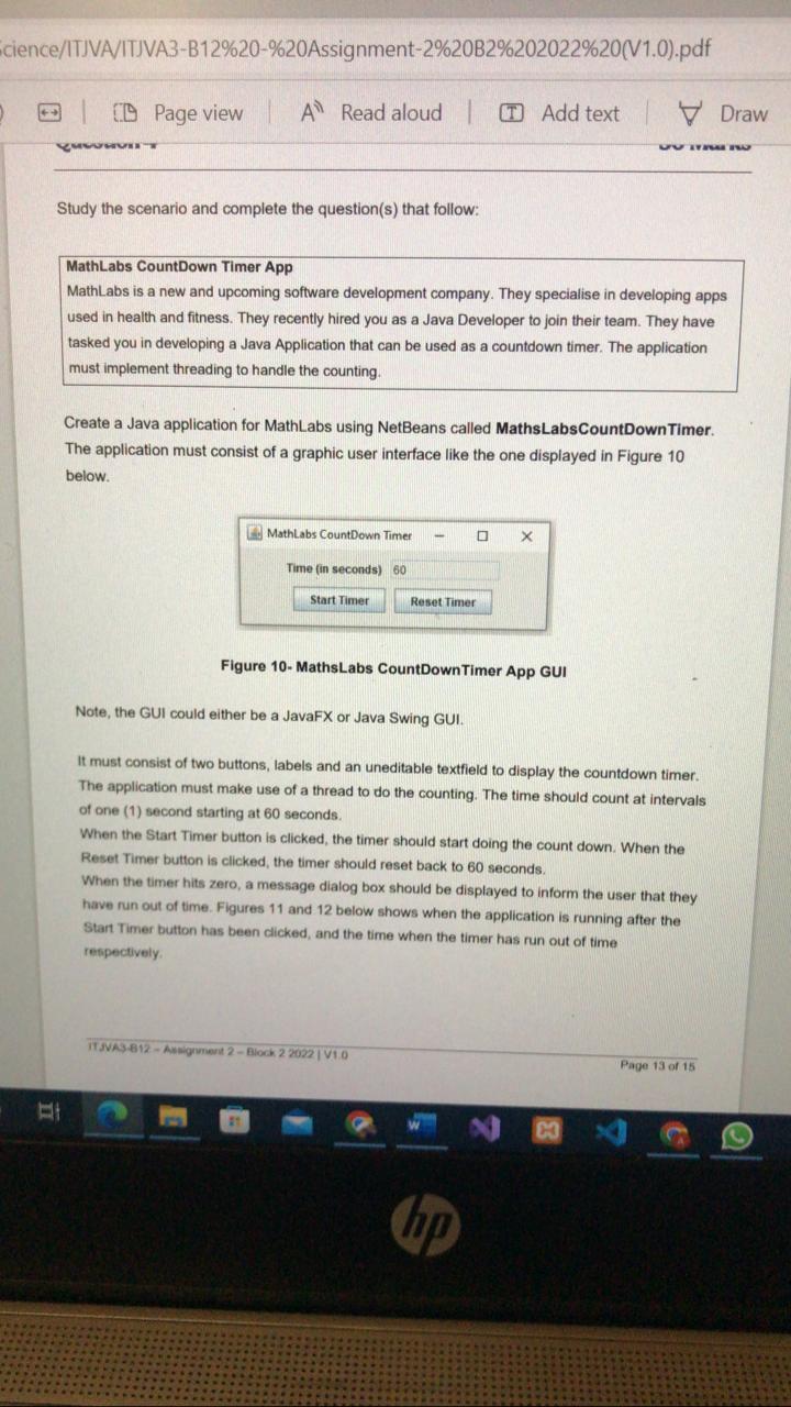 Science Itiva Itjva3 B12 20 20assignment 2 20b2 202022 20 V1 0 Pdf Page View A Read Aloud Add Text Phonvit Study Th 1